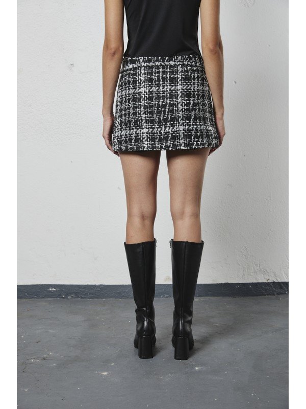 POLLERA LONDRES NEGRA